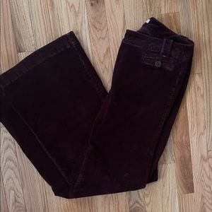 New York & Co wide like maroon color corduroy pants